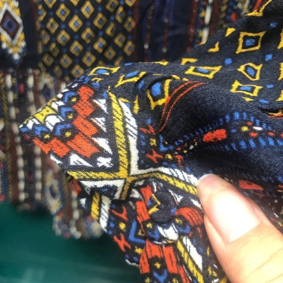 DANIEL RAINN BOHEMIAN PATCHWORK BLOUSE - Picture 3 of 4